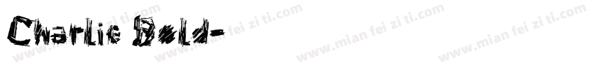 Charlie Bold字体转换